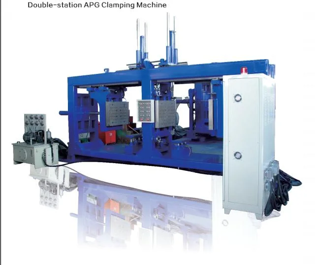 APG-machine met mixer voor het verwerken van malen 0
